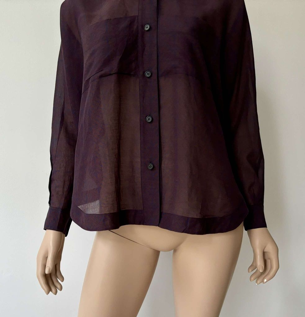 Billy Reid jedwabna koszula oversize damska  XS/M
30%Jedwab 
Rozmiar X
