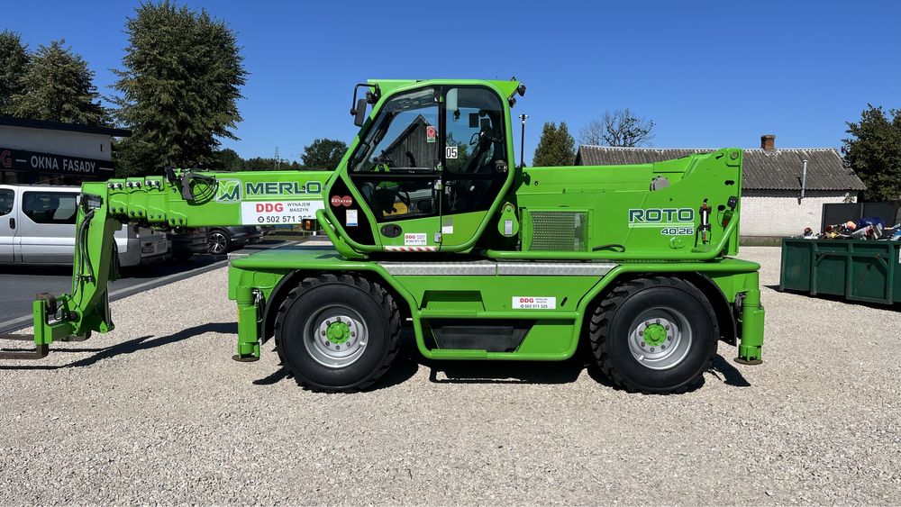 Wynajem ładowarki teleskopowej / mini dźwig / hds