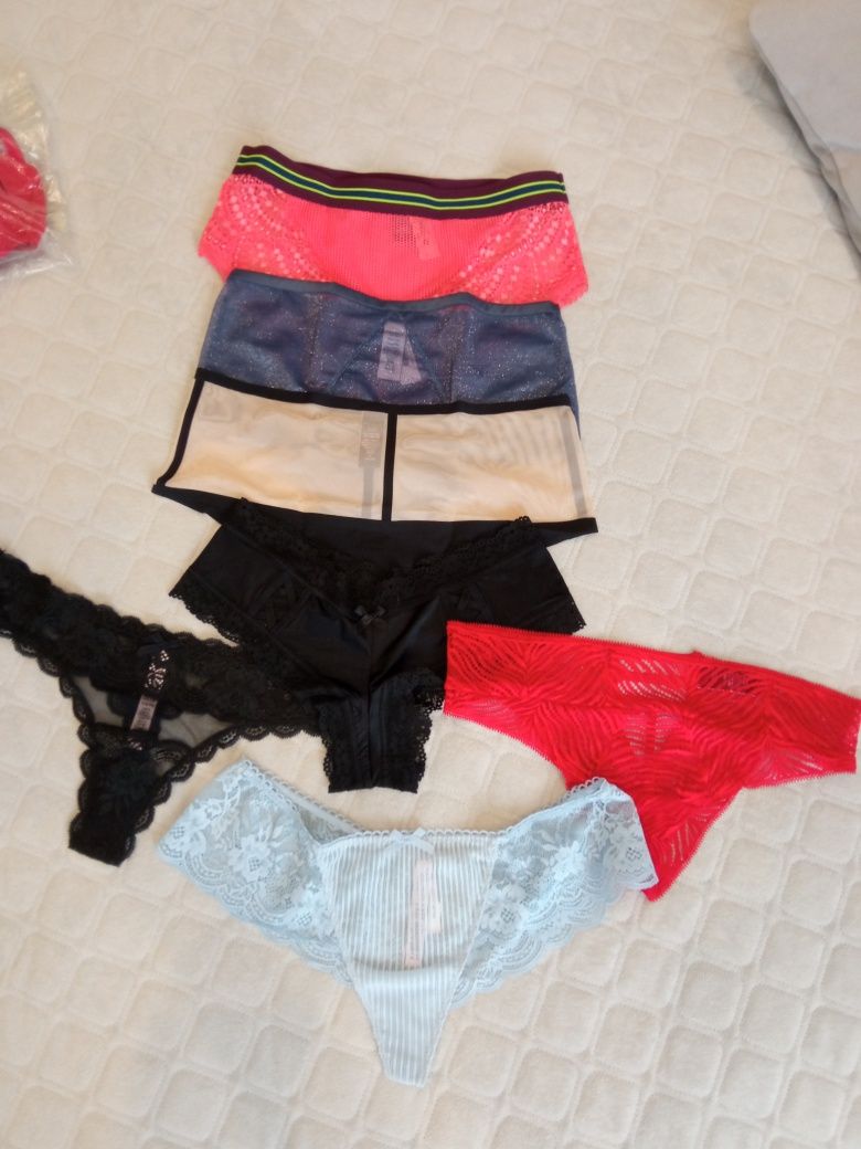 Трусики з високою посадкою Victoria's Secret Виктория секрет труси