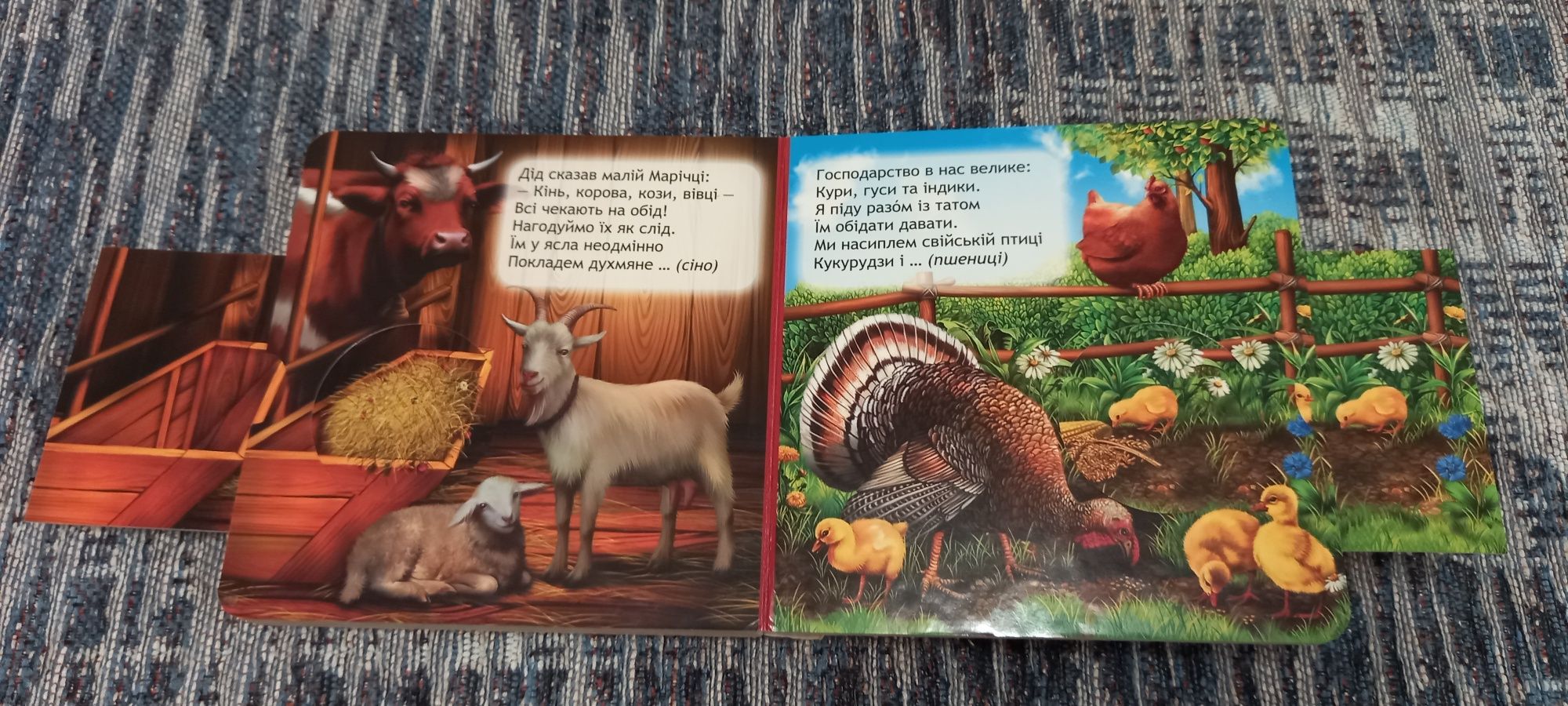 Книжка-схованка "Що у кого на обід?", Федієнко