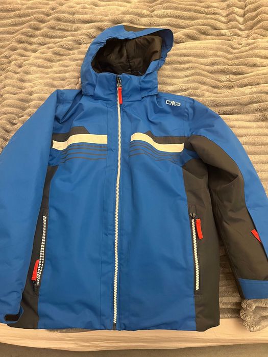 kurtka narciarska + spodnie + rękawice, komplet