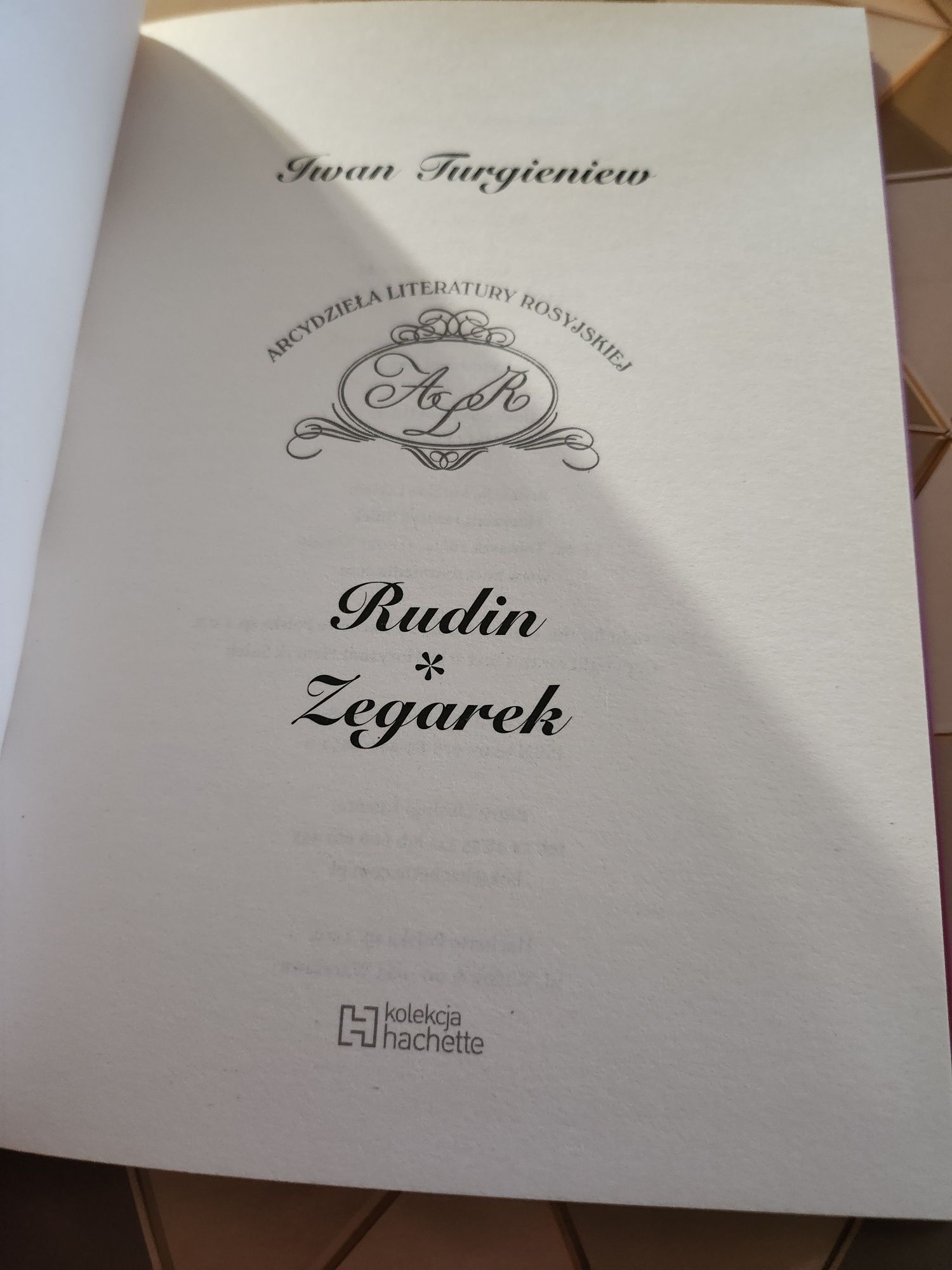 I. Turgieniew Rudin/ Zegarek kolekcja Hachette Arcydzieła lit. Ros.