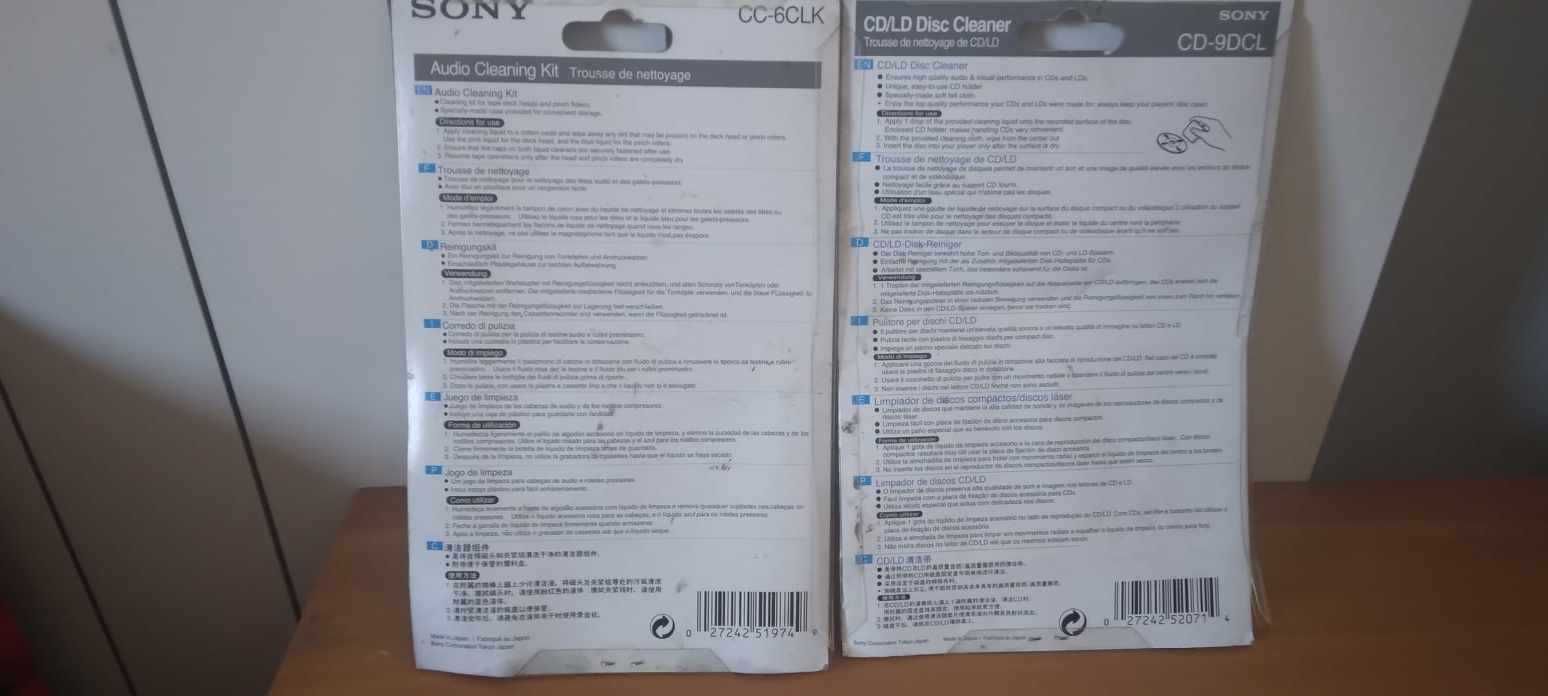 Sony - kit limpeza cd-9dcl