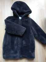 Płaszcz futerko Zara 134 dla dziewczynki