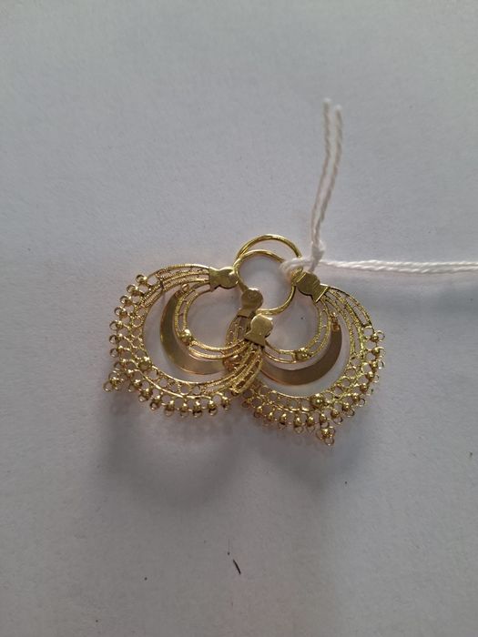 Brincos ouro 19k usados
