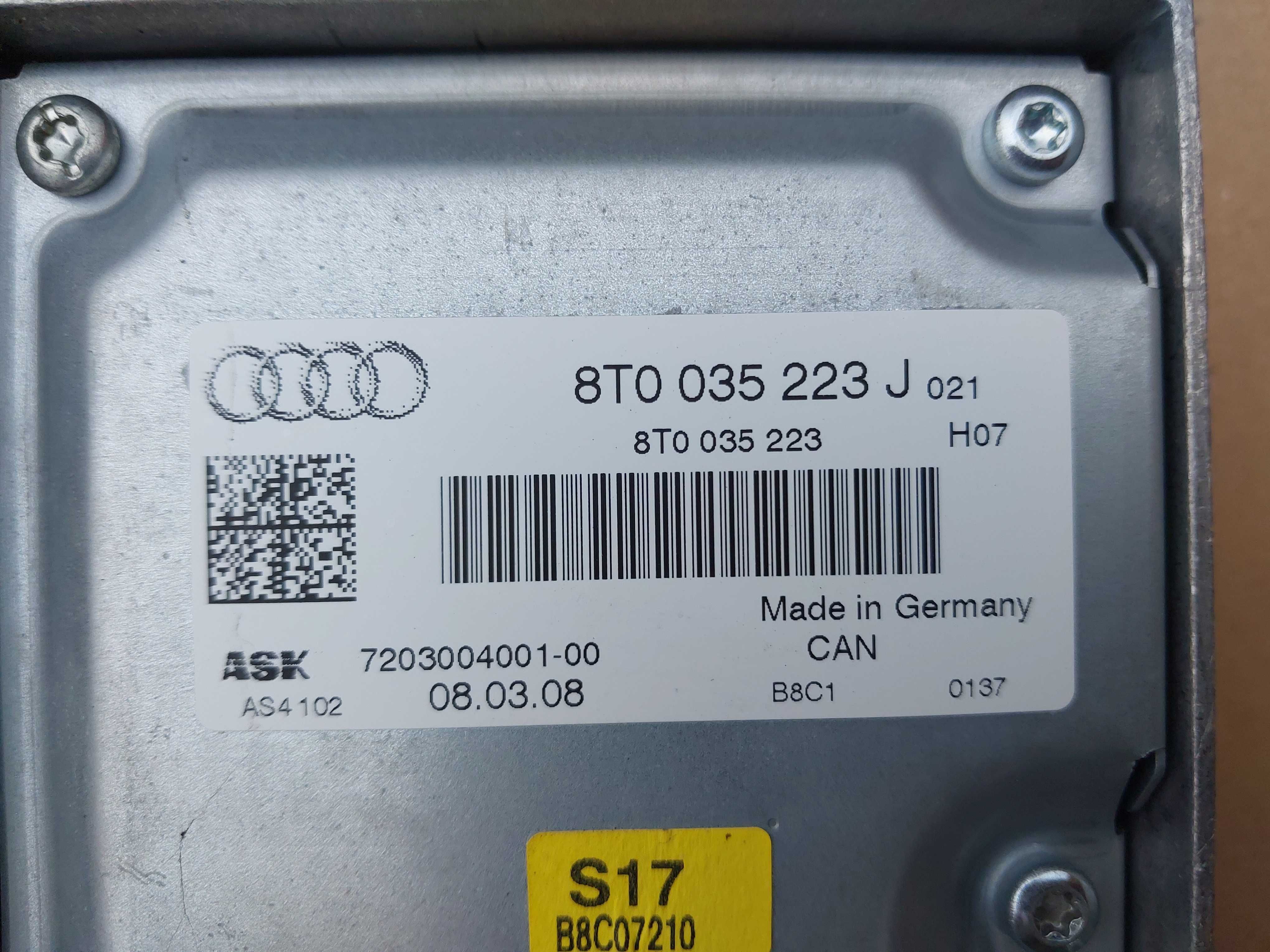 Wzmacniacz Radia Audio Audi a4 b8 A5 8T0,035,223J Wysyłka