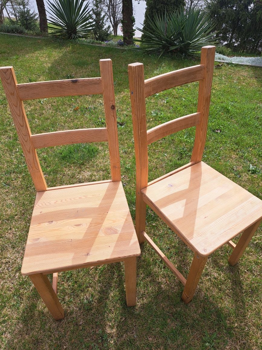 Krzesło drewniane 5sztuk, 6 gratis