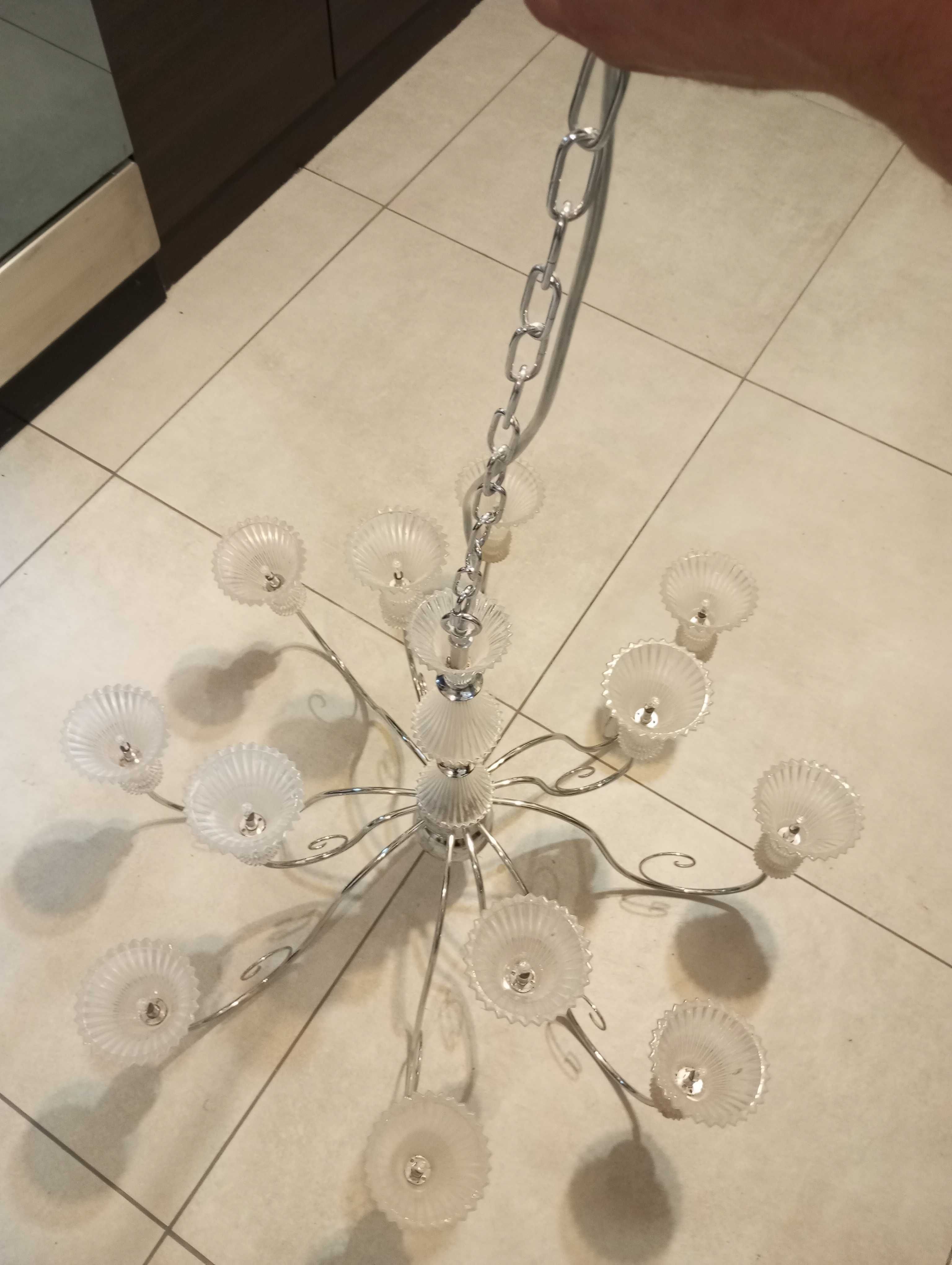 Lampa,sufitowa wisząca żyrandol pająk