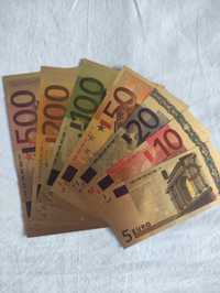 Banknoty euro komplet 7 szt