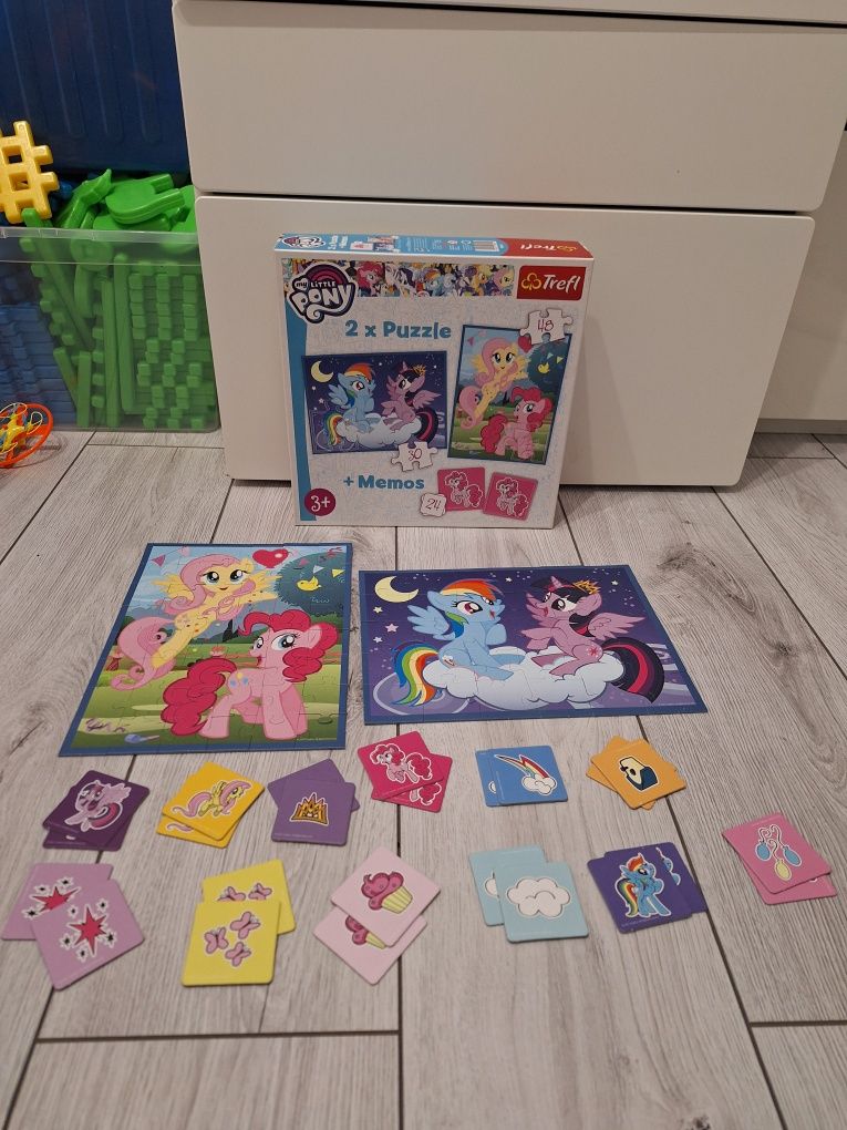 Puzzle my Little Pony + memory 24 szt