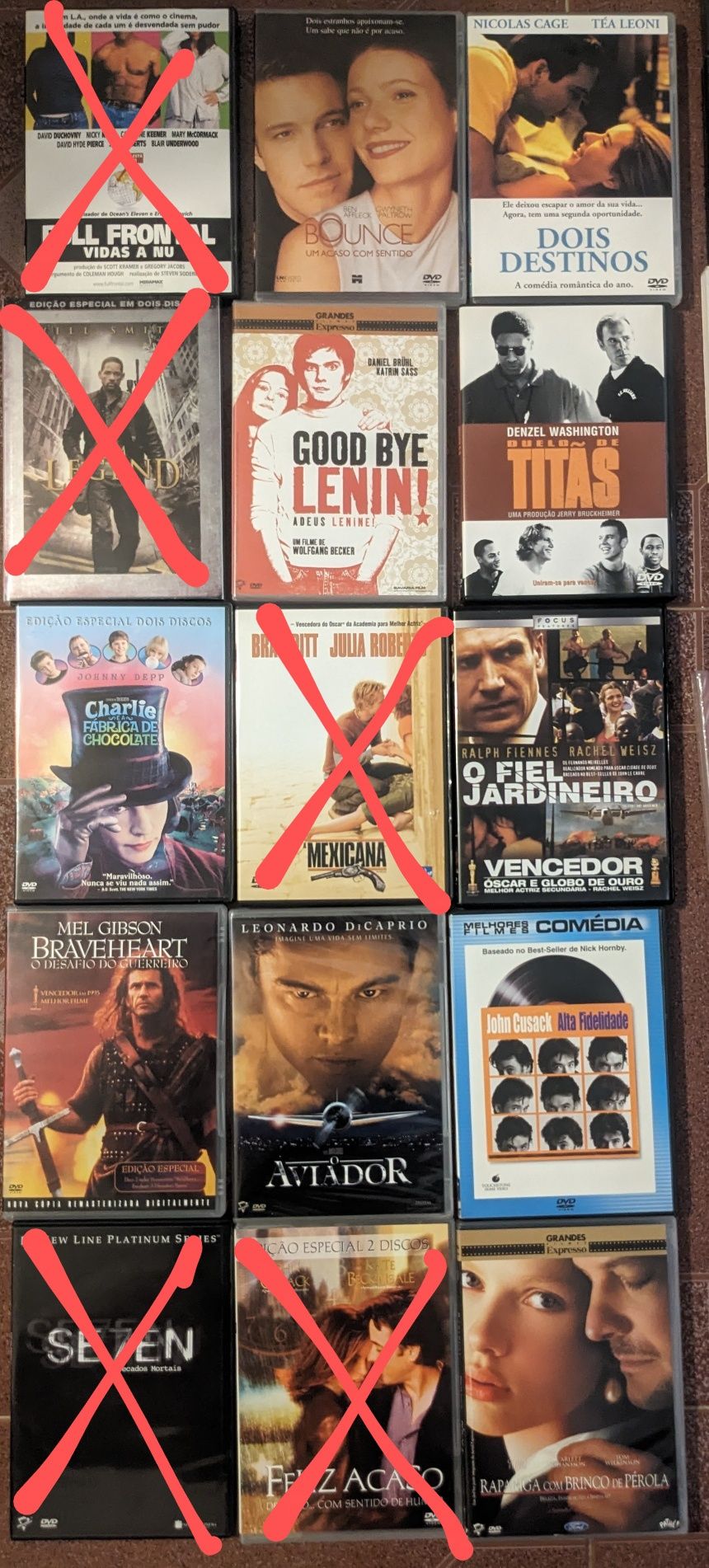 Pacote de 32 filmes DVD's