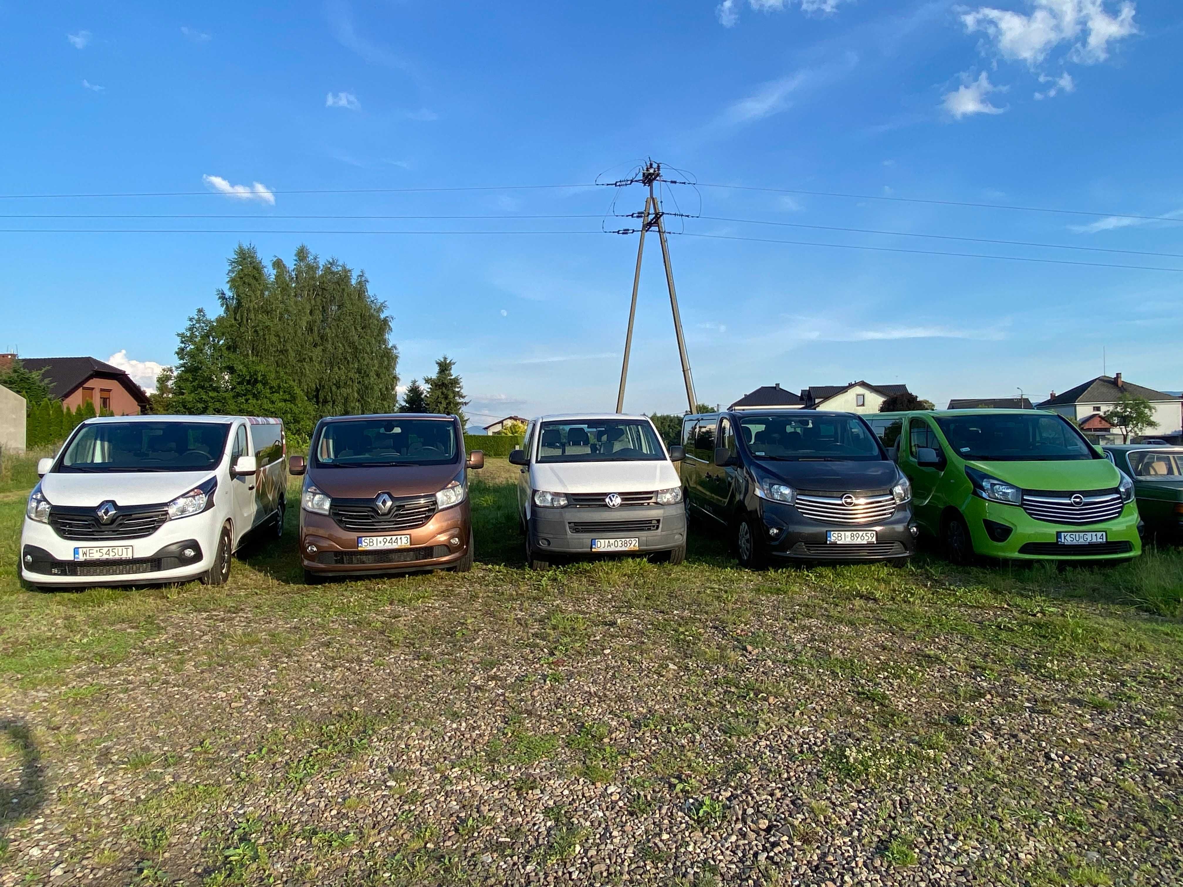 Wynajem Wypoży -Busów-Kampera 3/9osob możli z kier Wilamowice Tanio100