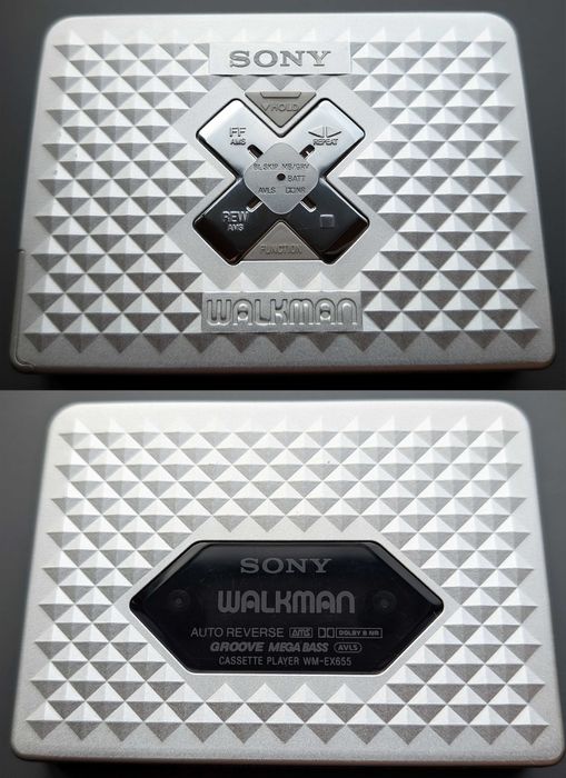 Захоплюючий касетний плеєр Sony Walkman WM-EX 655. Колекція кольорів