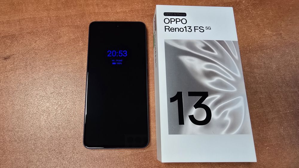 Oppo Reno 13 FS 5G Dual Sim 512GB/12GB RAM granatowy, stan bdb, gwar.