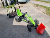 Gokart BERG BFR 3,przyczepka Rydwan,  łyżka , 3-biegowy