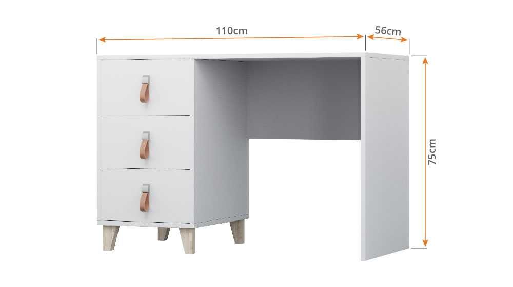 Zestaw mebli dla dzieci, młodzieżowy FIGA - szafa, komoda, biurko