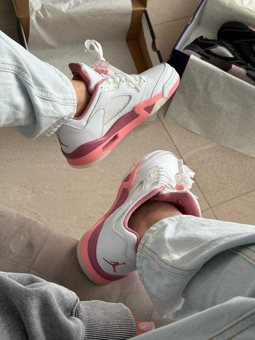 Женские кроссовки Nike Air Jordan 5 Retro Low Desert Berry 36-41 Хит!