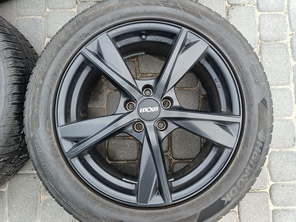 Felgi18 OXXO 5x108 Peugeot Ford Citroen opona zima 5,5mm 2019r kpl
