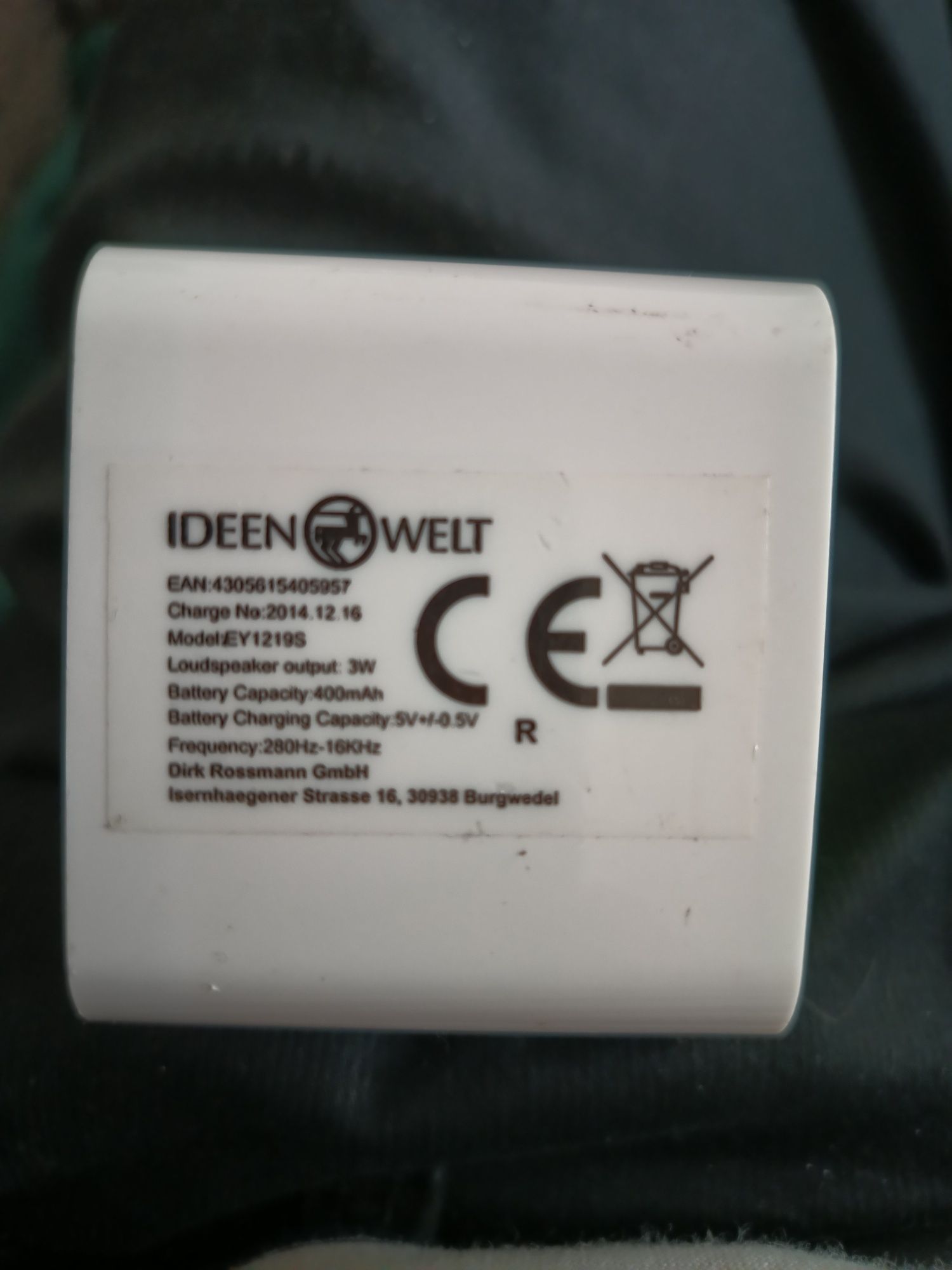 Głośnik Bluetooth Ideenwelt EY1219s