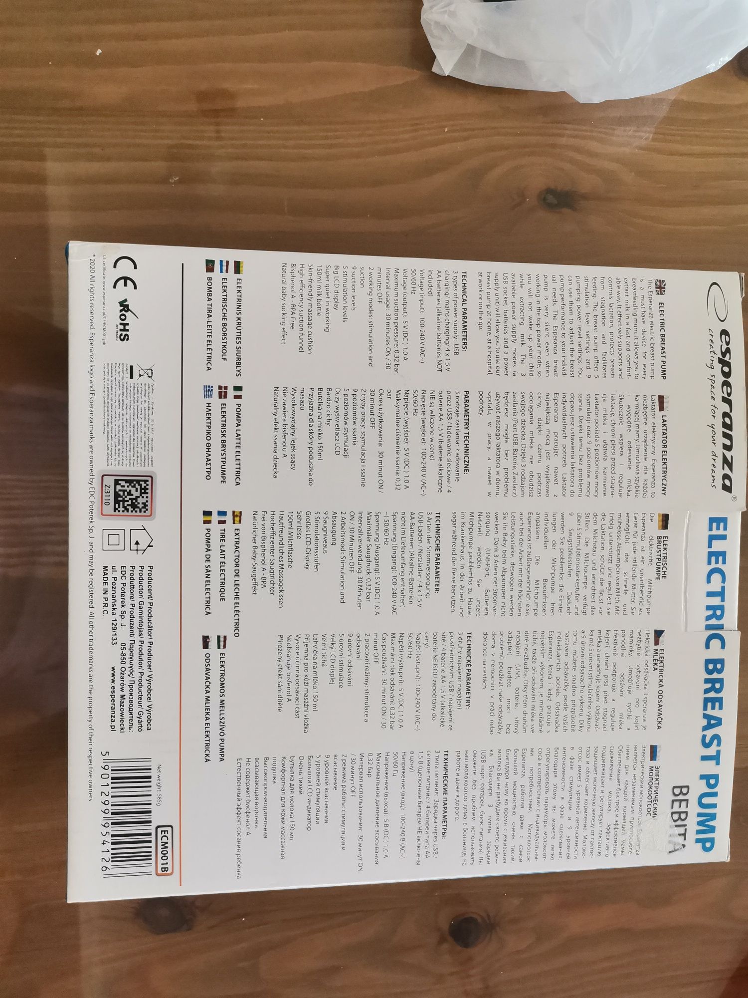 Laktator elektryczny Esperanza