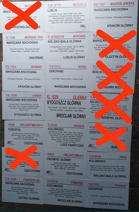 Stare tablice kierunkowe