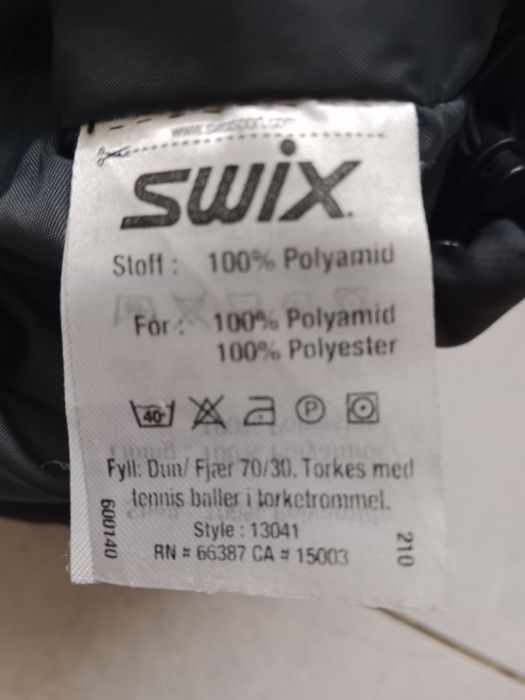 Swix kurtka puchowa roz L