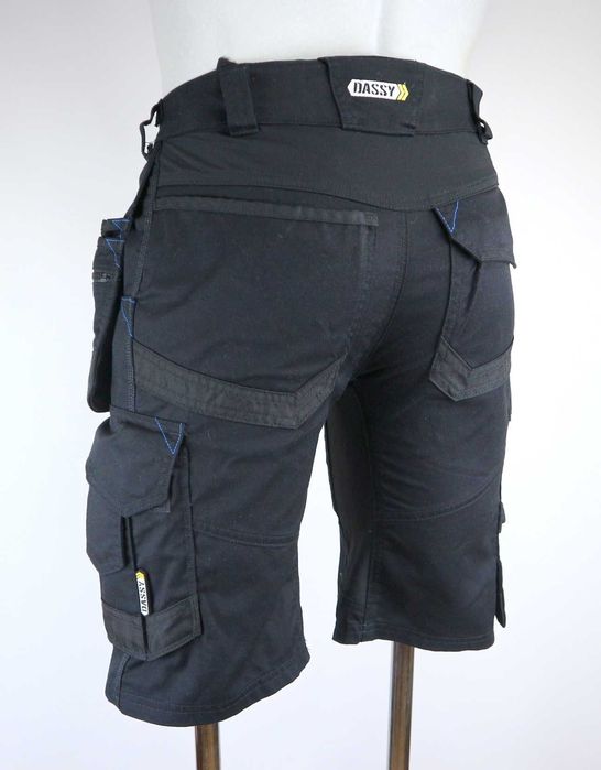 Dassy Trix hybrydowe spodenki robocze z wiszącymi kieszeniami S (46)