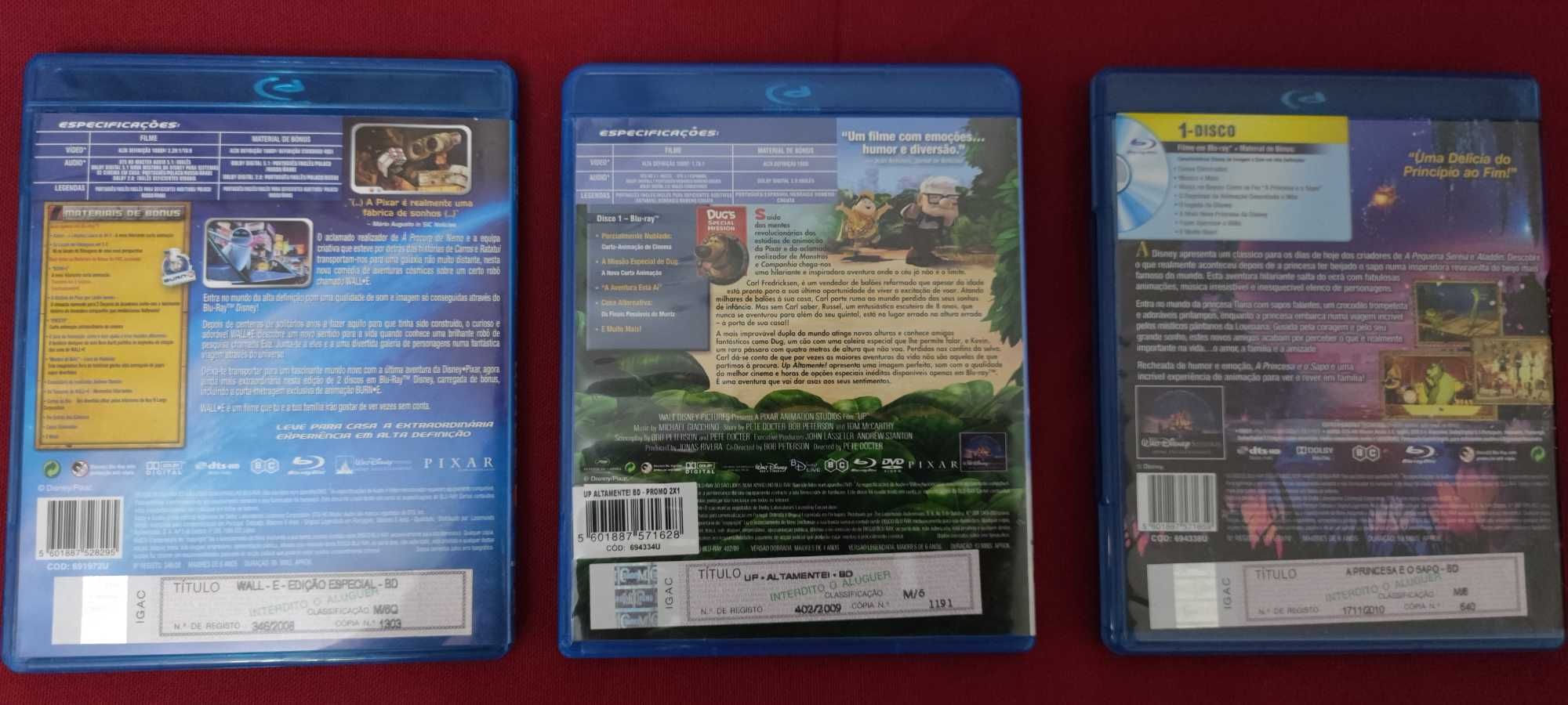 Filmes Blu-Ray , como novos, edições nacionais.