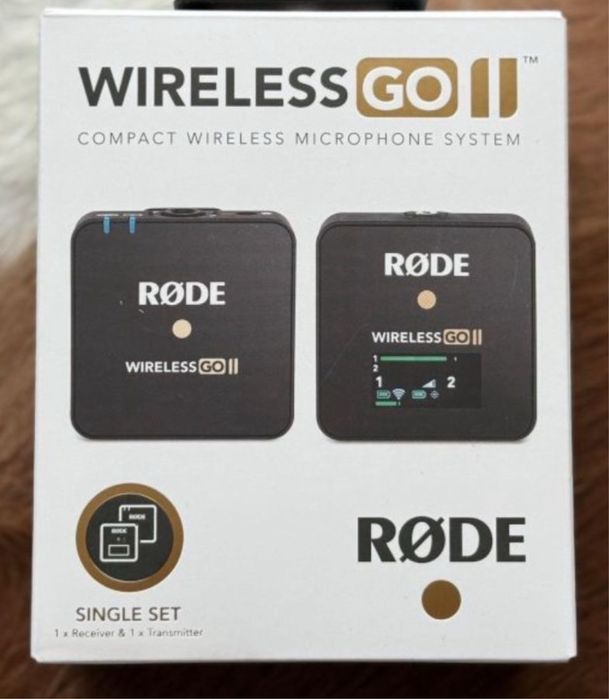 Røde wirelessGO II Single set - oryginalny nowy mikrofon