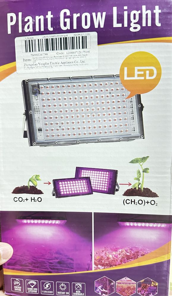 Lampadas led ultravioleta para estifa ou animais.