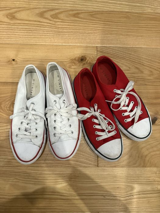 2 pary trampek klasycznych niskich 41