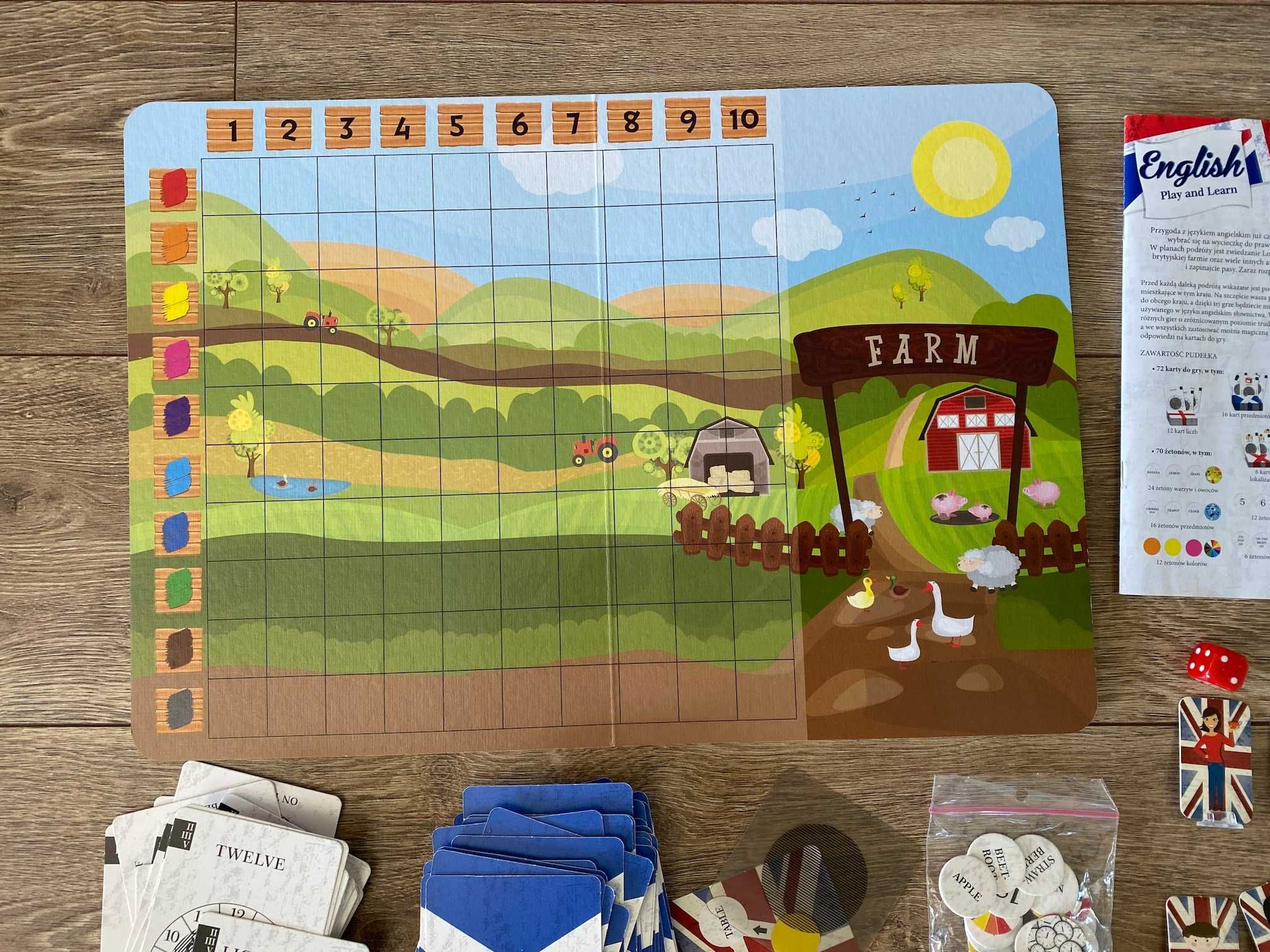 Edukacyjna gra planszowa English Play And Learn Trefl