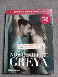 Film DVD "Nowe oblicze Greya" książka z filmem dvd