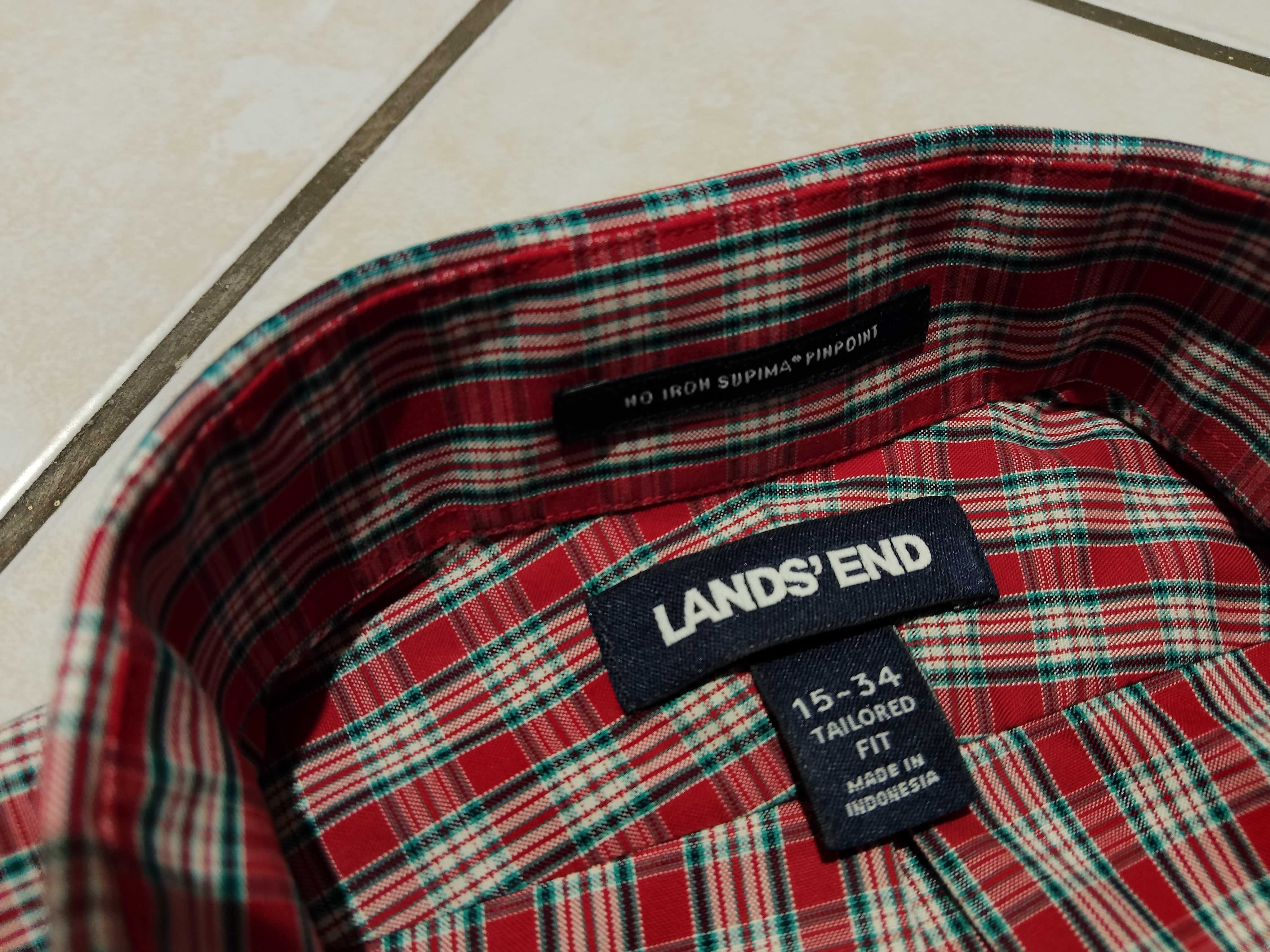 LANDS END USA - NOWA! Markowa Koszula Męska rozmiar M
