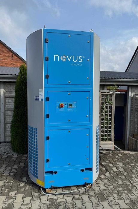 Odciąg dymu z hali, wieża wentylacyjna,filtrowentylacja NOVUS AIRTOWER