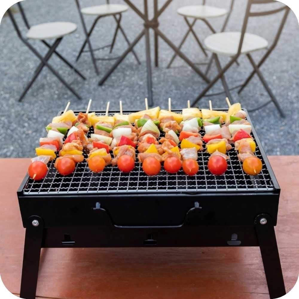 GRILL Przenośny Kompaktowy ECO Turystyczny WALIZKA Węgiel Wysyłka24h