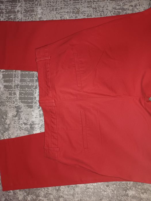Spodnie czerwone zara woman
