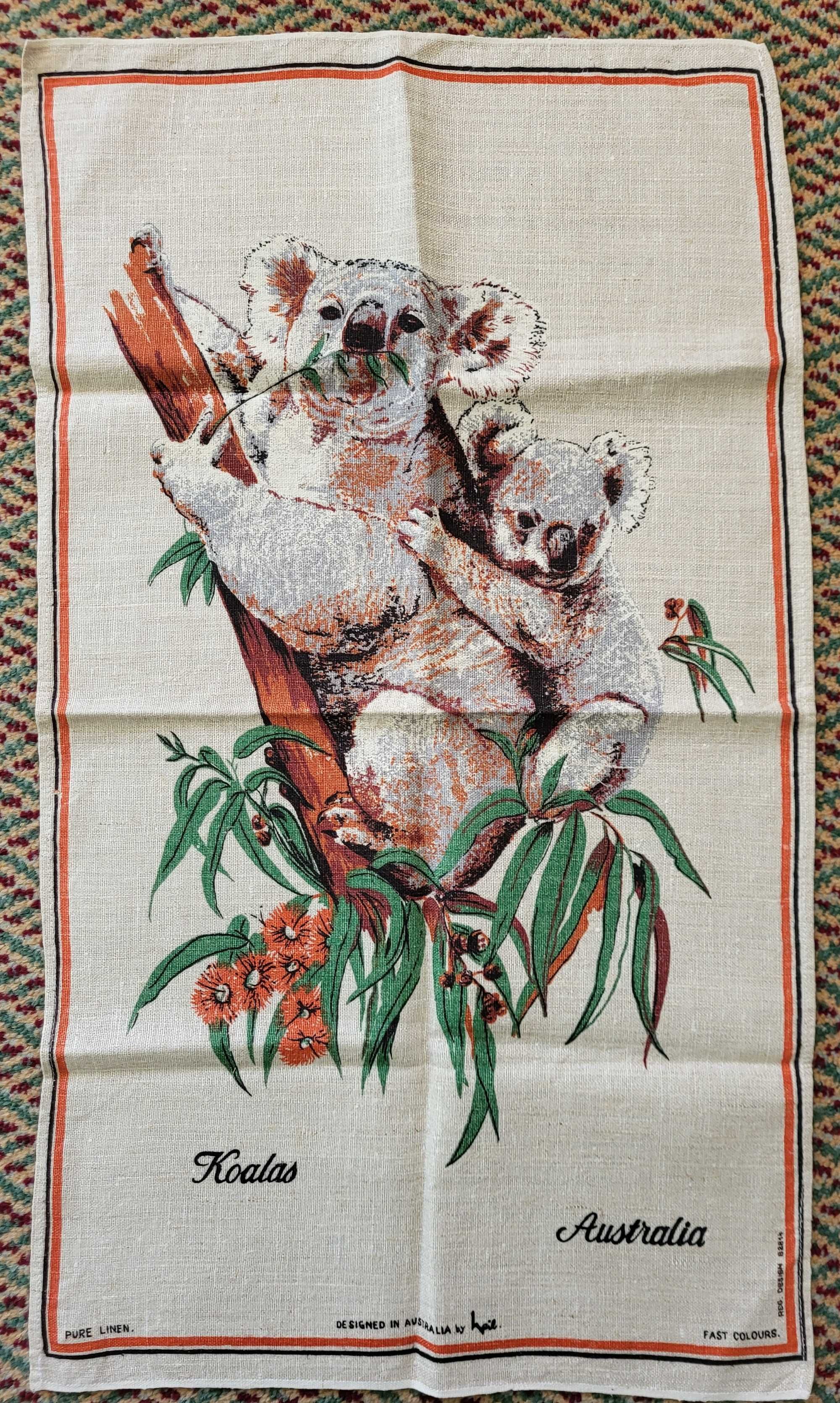 Lniany ręcznik Australia Design by Heil