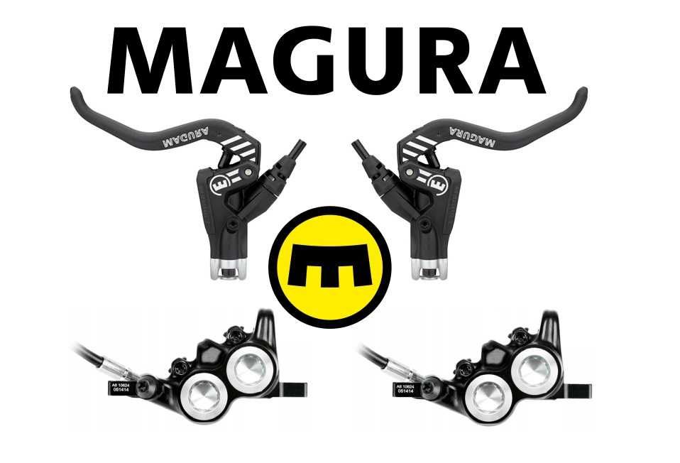 NOWE Hamulce MAGURA MT5 hydrauliczne wzmocnione do eMTB hamulec 200cm
