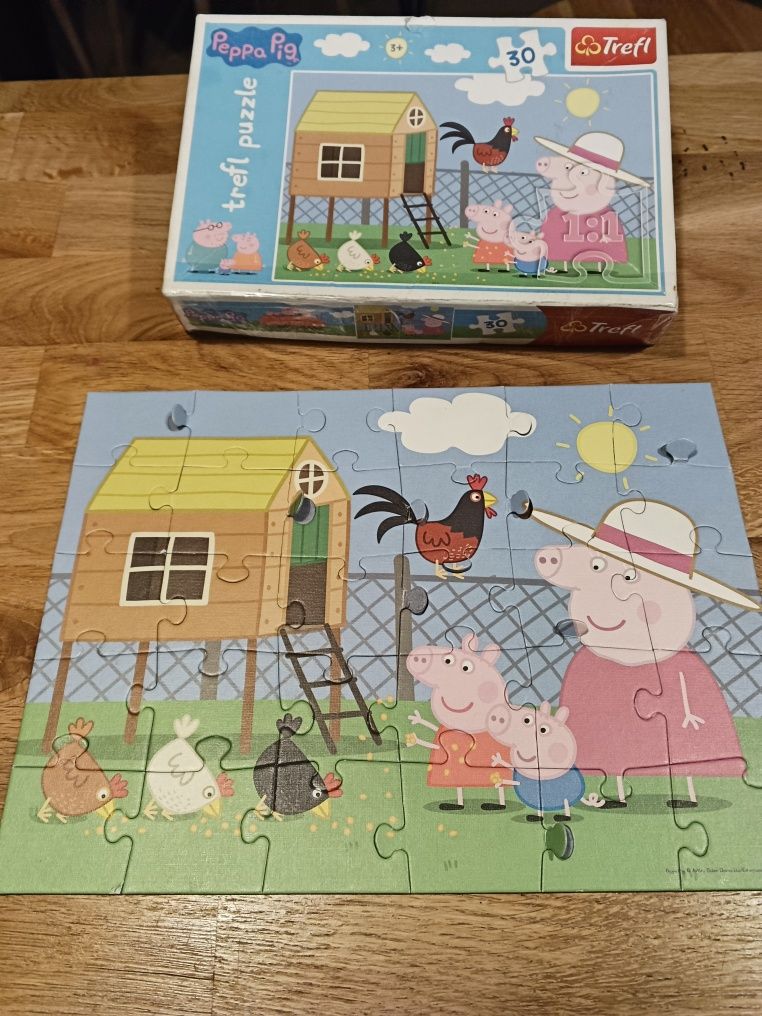 Puzzle świnka Peppa