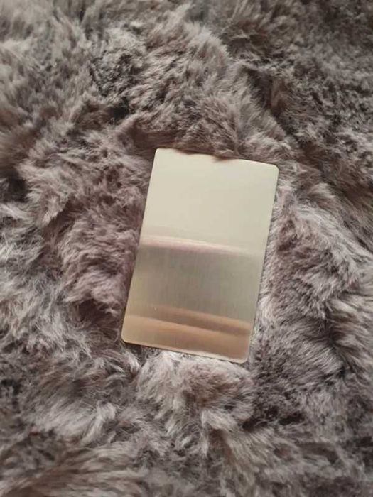 Karta urodzinowa aluminiowa dla Siostry do portfela, Antykradzieżowa