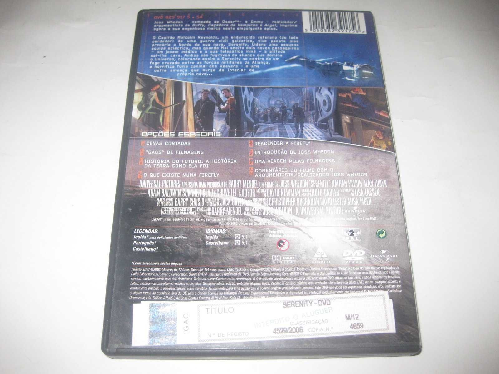 DVD "Serenity" de Joss Whedon