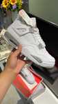 Buty Jordan4 Air Retro Biały Oreo UnisexTrampki EU43