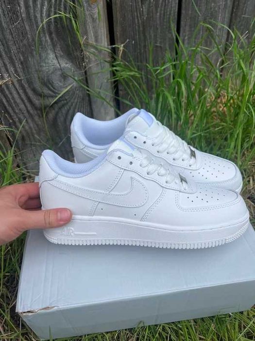Buty meskie Mokasyny Nike_Air_Force_1_Low_'07_White R.45