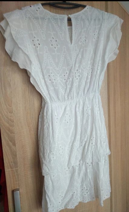 Sukienka biała w stylu boho