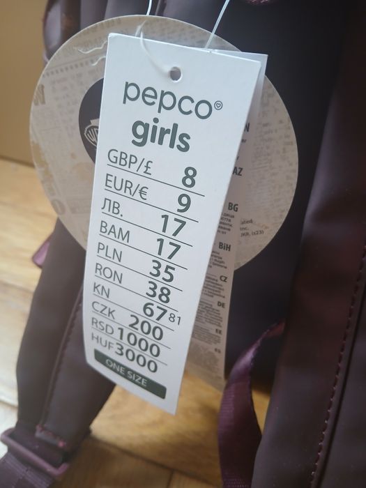 Plecak dla dziewczynki