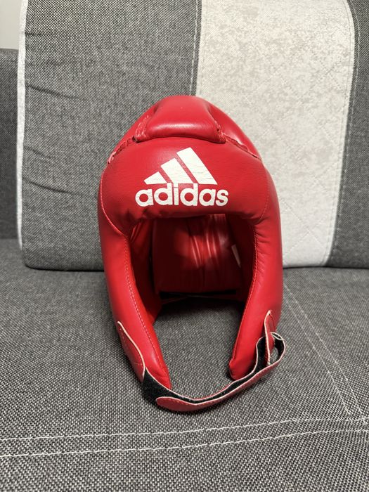 Kask bokserski czerwony adidas