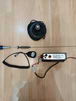 Zestaw Radiotelefon CB radio CB Polmar EX-40 AM/FM + antena Sirio