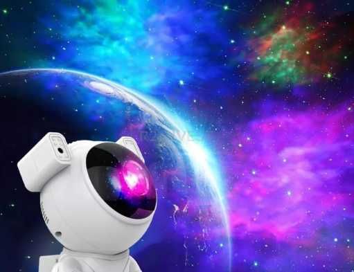 Projektor Gwiazd Astronauta SM4 – Galaktyczna Lampka Nocna LED