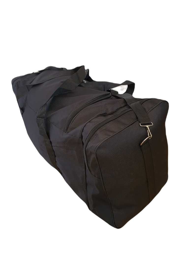 Nowa torba podróżna turystyczna czarna na wyjazd wielka 120l 130l
